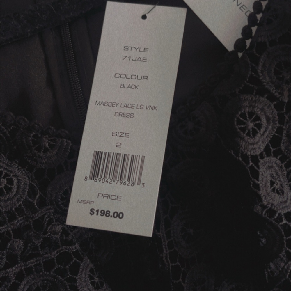 Elegant Black Lace Dress